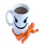 扁狀人性硅膠墊，定制化配飾水杯墊_硅膠墊