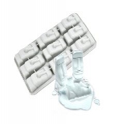 西方文化硅膠冰格，復(fù)活節(jié)石像制冰模型_硅膠廚